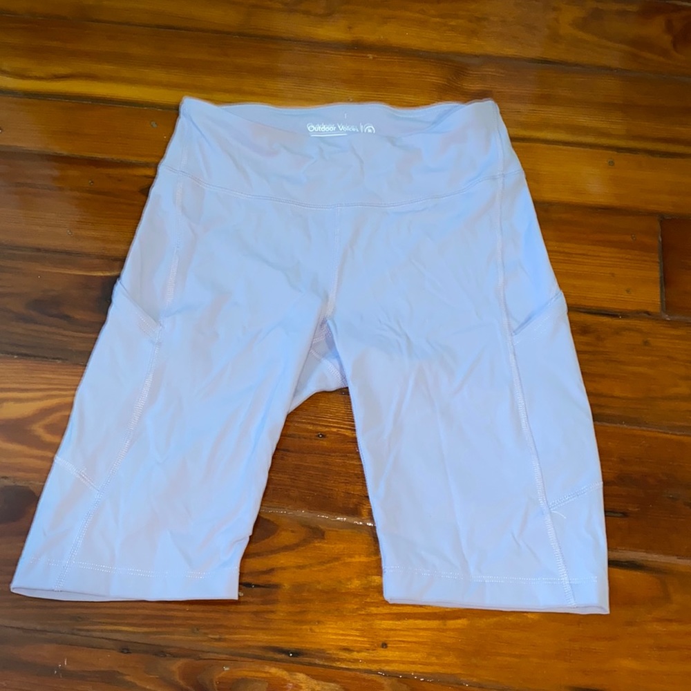 Outdoor voices spandex shorts